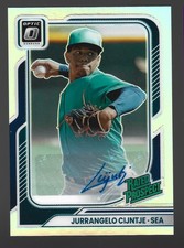 Panini 2026 Donruss OPTIC JURRANGELO CIJNTJE Rated Prospect Holo Silve Auto