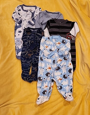 Baby Boys 3 Month Pajamas By Carter's And Other Brands