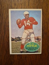 Top 10 Y.A. Tittle Football Cards 20