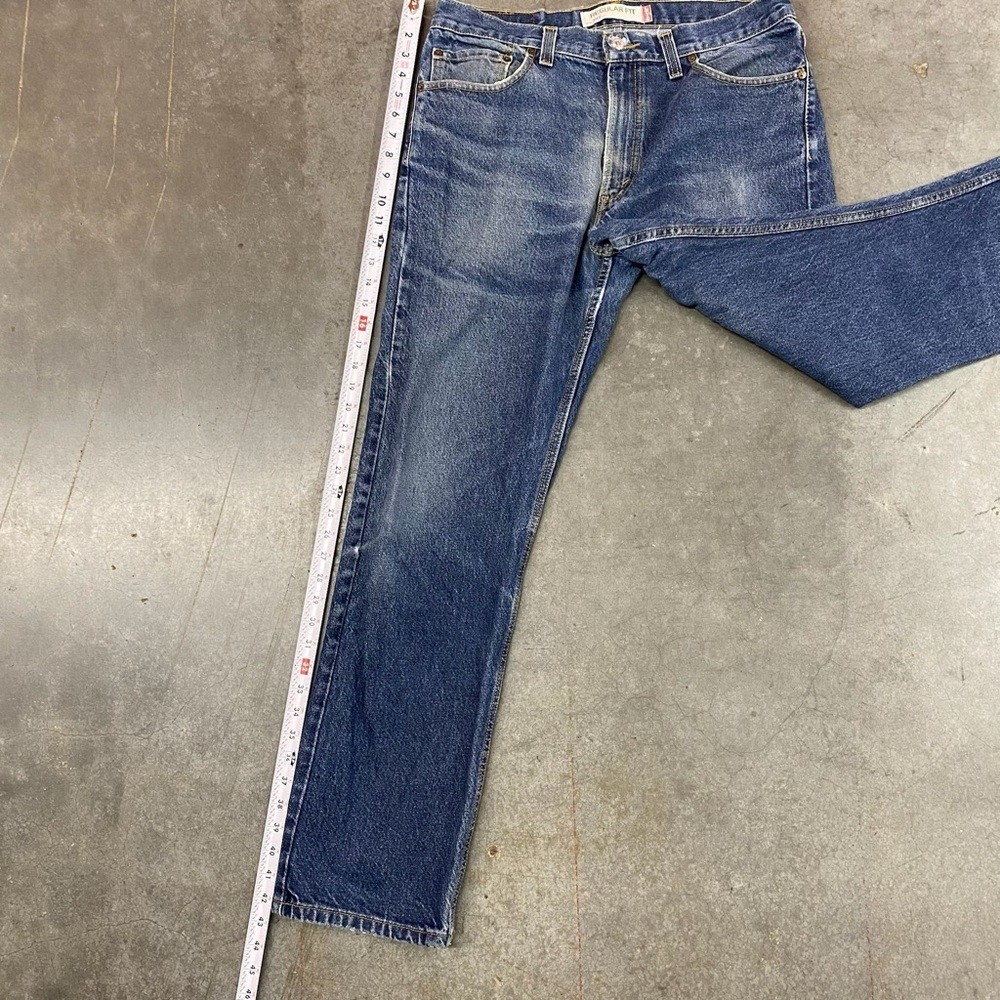 Levi's 505 VTG Regular Fit Blue Denim Jeans Men's W34 L32 thumbnail 6