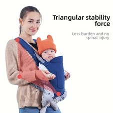 Ergonomische Babytrage Rucksack Verstellbar Kopfstütze Baby Hüftsitz Trage