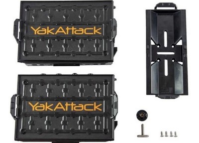 YakAttack SSO-1002 TracPak Combo Kit, Two Boxes And Quick Release Base