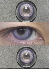 Purple Contact Lens Case Included/Purple Contact