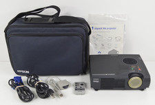 Epson PowerLite 500c LCD VGA Projector w/ Bag, Cables, Remote TESTED Works