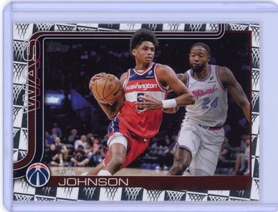 AJ JOHNSON 2025-26 TOPPS BASKETBALL SEASON TIP-OFF #99 WASHINGTON WIZARDS