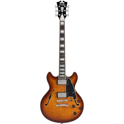 D'Angelico Premier Mini DC Dark Iced Tea Burst