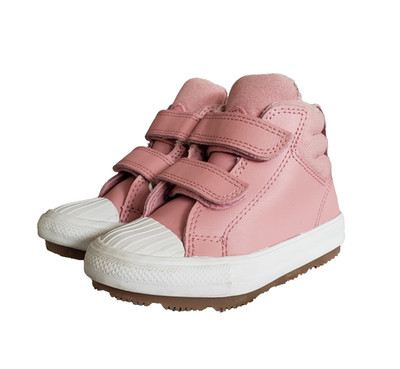 Converse Chuck Taylor All Star Berkshire Boots Toddler Girls Sz 8 Pink Leather