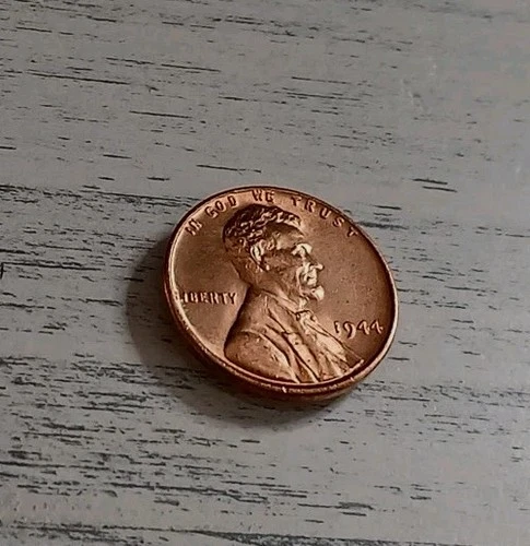 1944-P BU *Error L on Rim* Flashy Red Lincoln Wheat Cent ~ Free Shipping!