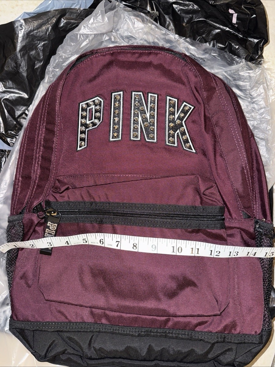 New Victoria Secret PINK Bling Burgundy Red Campus Laptop  display picture 3