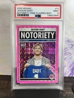 2025 Mosaic Jaxson Dart Notoriety - Pink Fluorescent🔥 PSA 9🔥RARE!!