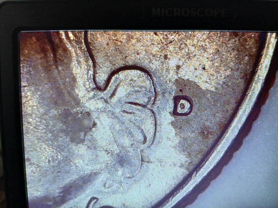 1976 Bicentennial Quarter Filled D mint mark - Image 3 of 4