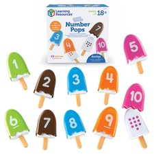 Learning Resources Smart Snacks Number Pops Set, Preschool Toys, Ages 2 