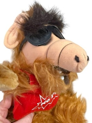 Vintage 1980's ALF 11” Plush Doll No Problem T-shirt Stuffed