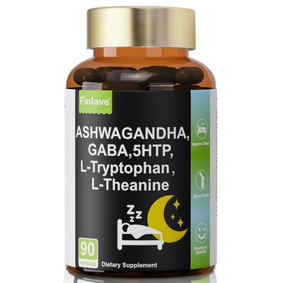 Anti Anxiety Formula With Gaba, L-Theanine, 5-HTP, Ashwagandha, Magnesium & More