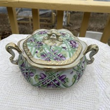 Hand Painted Nippon Moriage Unmarked Covered ...