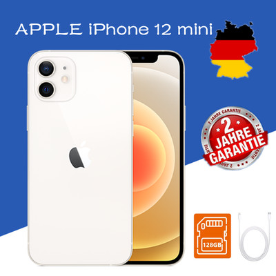 NEU Apple iPhone 12 mini - 128GB - Weiß (Ohne Simlock) (Dual-SIM)  Versiegelte