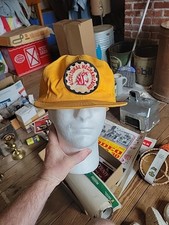 vintage K brand products trucker hat yellow patch Washington State University...