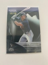 2026 Topps Chrome Black Carson Williams Refractor /199 and Base #101 (2 Cards)