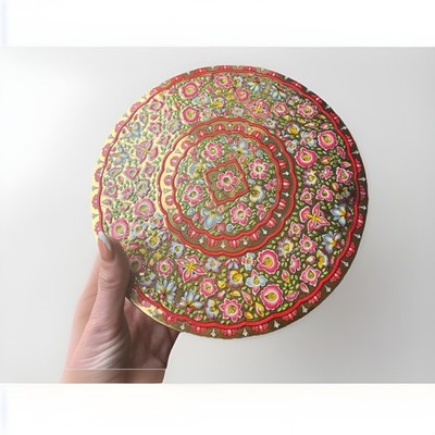 Super seltene Vintage Huntley & Palmers Keksdose: florales Design Sammlerstück
