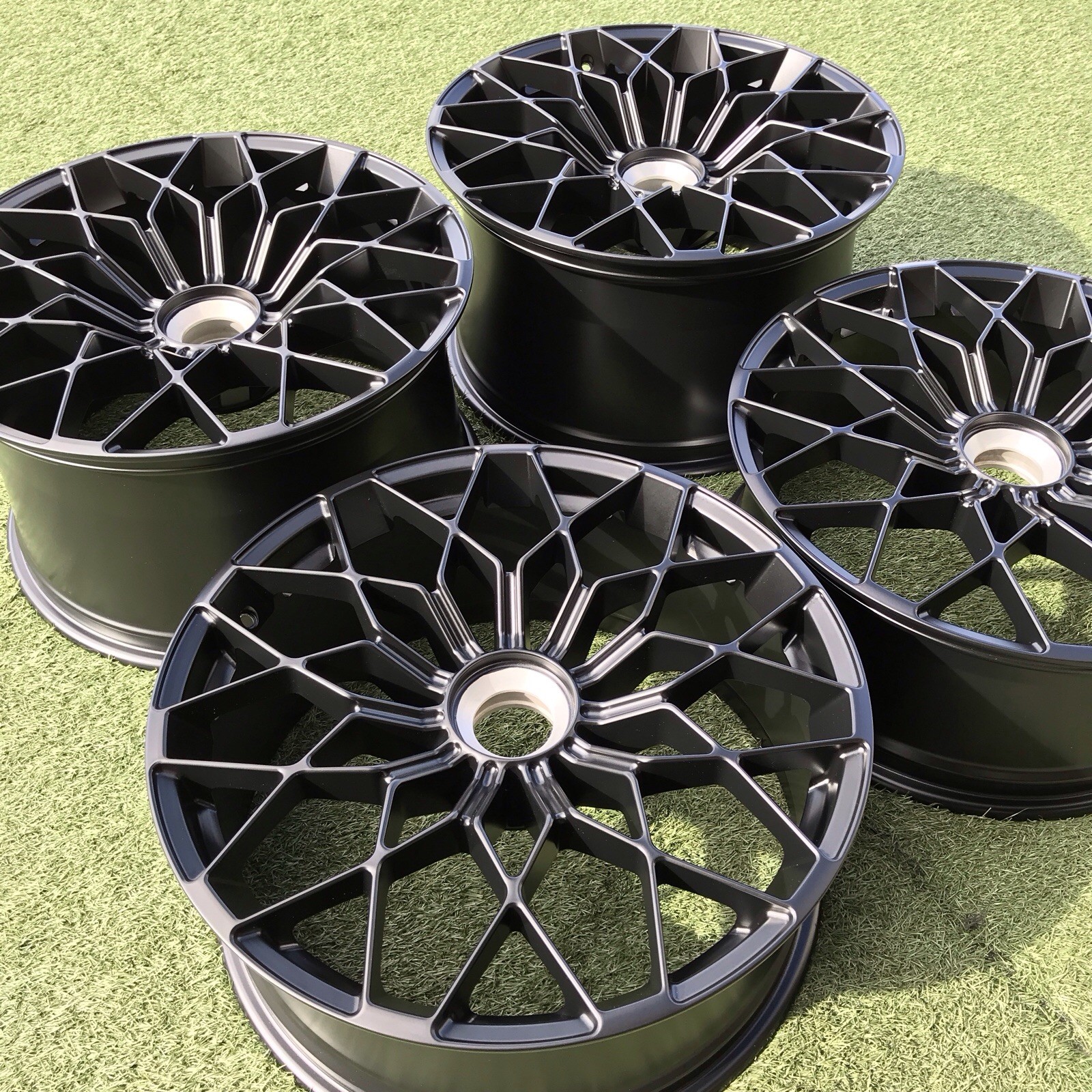 20 LAMBORGHINI Huracan RIMS OEM STOCK SET BLACK STO 4T3601017 APPTECH