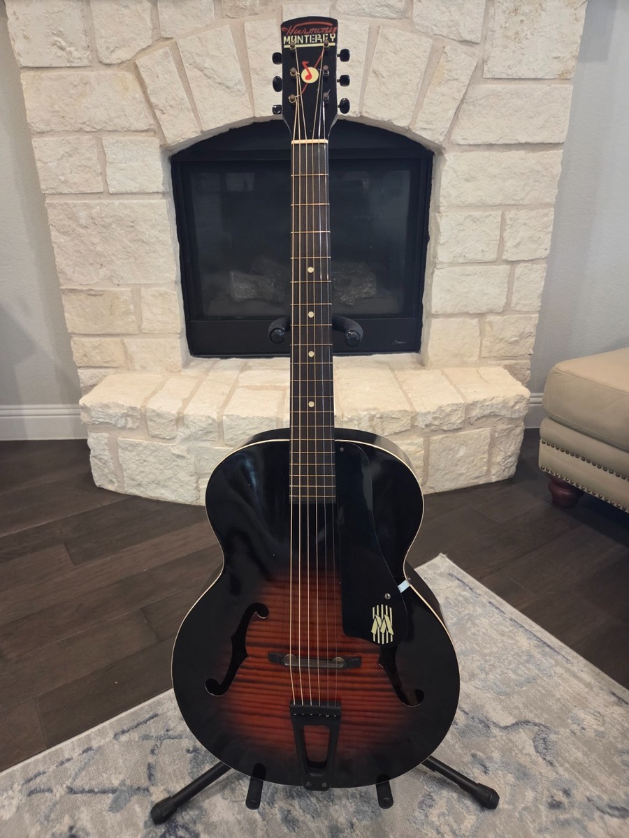 Harmony Monterey WWII Archtop 1944 Acoustic Guitar 1873H950 great