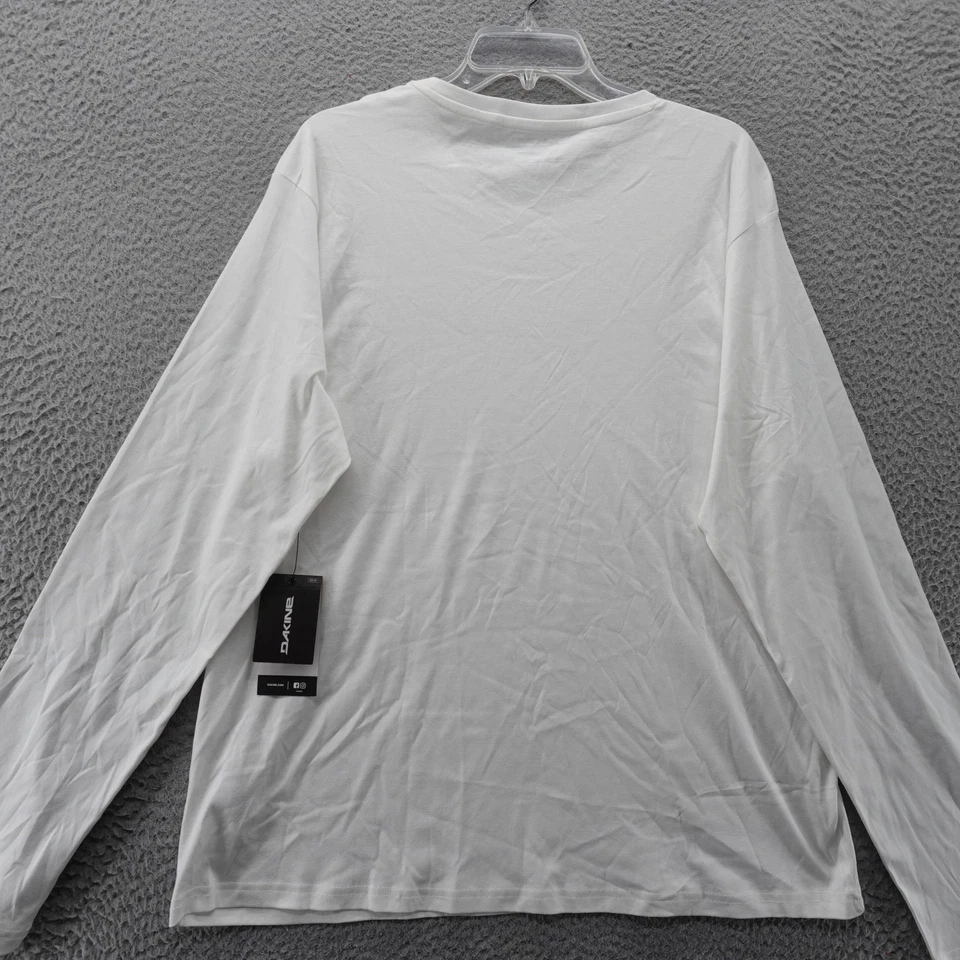 Camiseta DAKINE Para Hombres Talla XL Manga Larga Cuello Redondo Blanca Exterior Nueva Con Etiquetas Foto 4 de 4