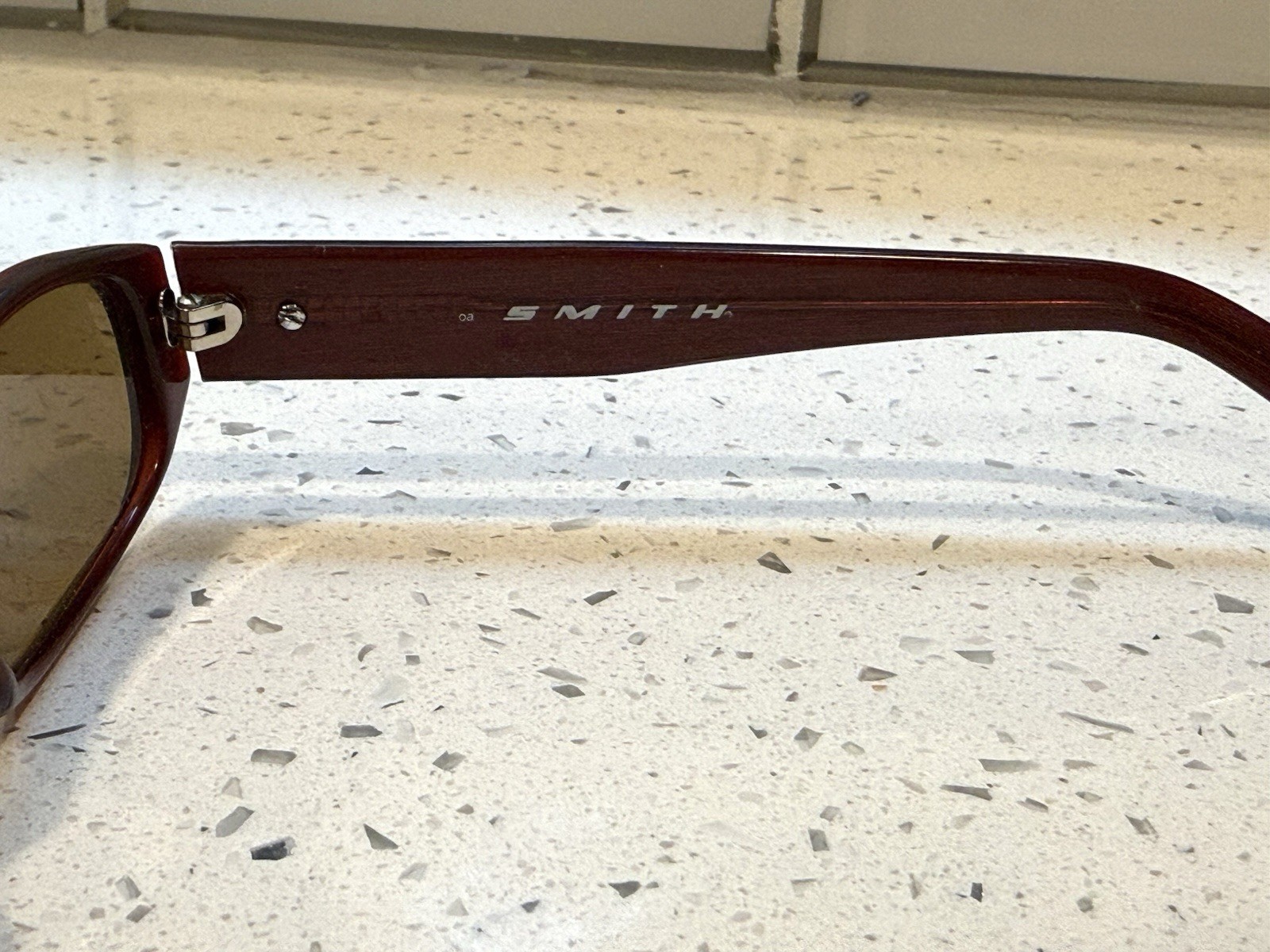 Smith Optics Slim Black Cherry Rectangular Sungla… - image 11