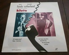 Klute Laserdisc Jane Fonda Donald Sutherland Call Girl Detective Thriller W34