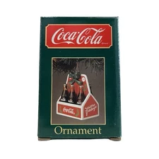 1989 Coca-Cola 6-Pack Bottle Carrier Ornament – #38004 - Willitts Galleries