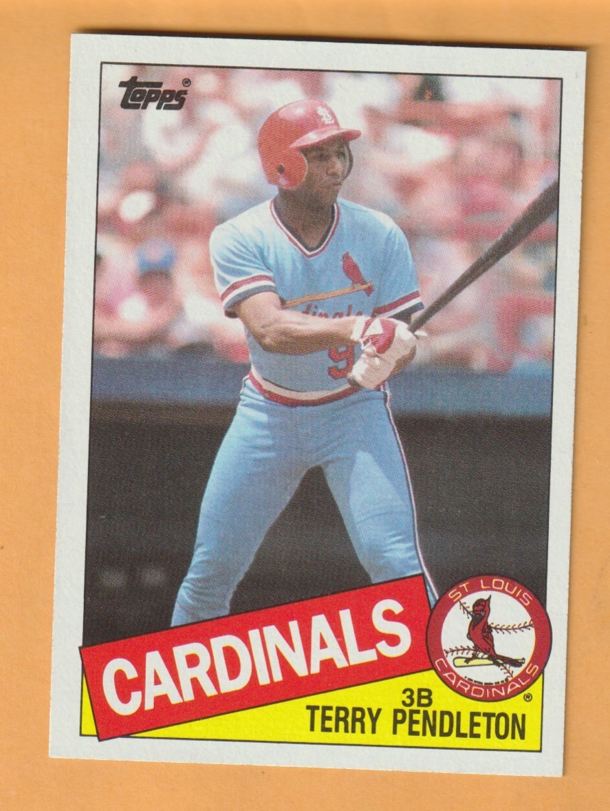 Terry Pendleton St. Louis Cardinals 1985 Topps #346 RC Rookie