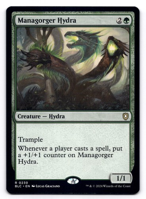 #ad Managorger Hydra NM Commander: Bloomburrow 230 MTG Regular $2.26