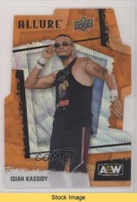 2022 Upper Deck Allure AEW Orange Slice Die-Cut Isiah Kassidy #46 READ u0d
