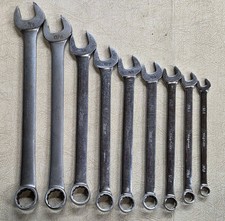 Snap On Oex Wrench Set 12 Pt Sae 9 Piece Combination Wrench Set