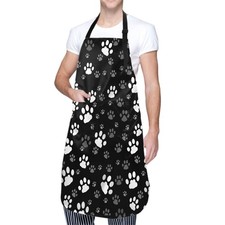 Art Apron with Pocket for Women Men Kitchen Aprons Chef Apron for Cooking B...