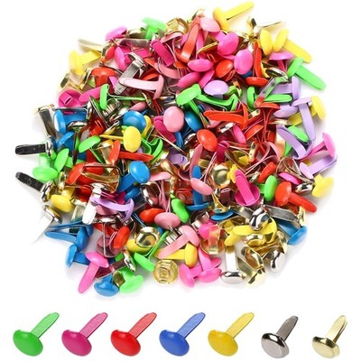 Mini Brads bunt Eisen 200 Stück Basteln Scrapbooking Papierhandwerk DIY