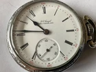 Fine 15j Illinois 16s OF train on base metal case pocket watch runs 1903