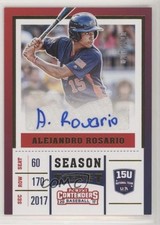 2017 Elite Extra Edition USA Baseball Gold 27/100 Alejandro Rosario Auto 1kk