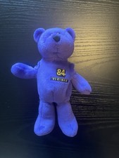 Randy Moss 84 Minnesota Vikings Beanie Bear 1998 NFL Plush Toy Purple