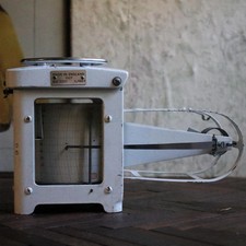 Mid-Century British Thermograph Chart Recorder ? Remote-Bulb Sensor, White Enam