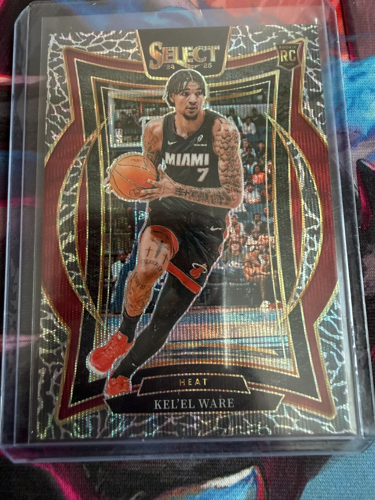 Kel'el Ware 2024-25 Select Elephant Prizm Concourse RC #66 Rookie SSP Heat 🔥🔥