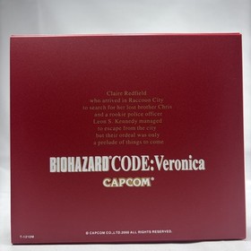 Resident Evil Code Veronica Dreamcast Limited Box Metal Plate w/ Obi Japan