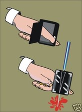 Coltello da dito! Effetto grandioso - super trucco! (00085)