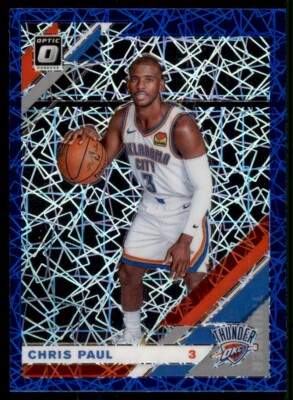 2019-20 Donruss Optic Blue Velocity Chris Paul Oklahoma City Thunder