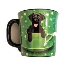 BLACK LABRADOR Retriver Dog Coffee Mug Keith Kimberlin Encore Group Ceramic Cup
