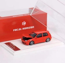 Fh 164 Scale Vw Golf Gti Mk4 Red Diecast Car Model Toy Gift