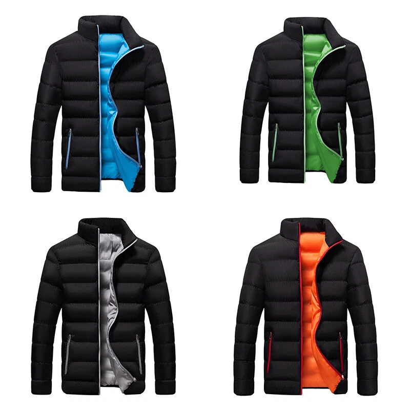 Overcoat Bread Coat Down Jacket Trench Outwear Winter Warm Men Casual Solid  ） - Image 3 of 4