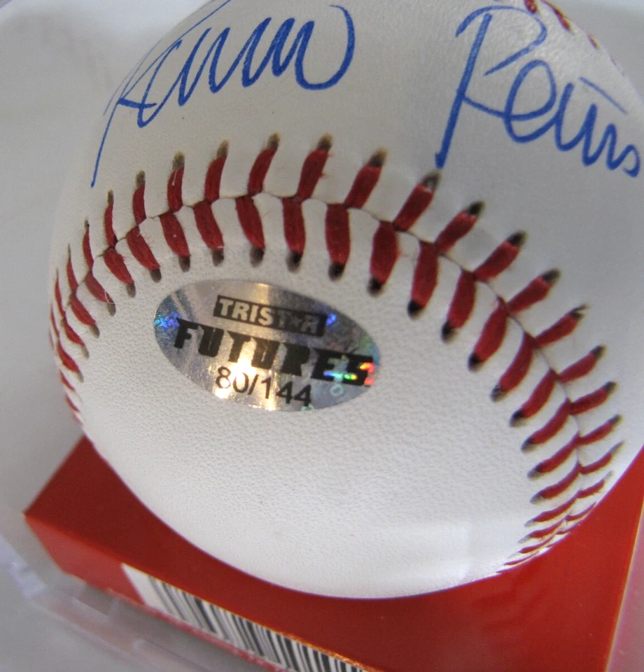 Бейсбольная карточка с автографом Рамиро Пенья из Малой лиги Rawlings сертификат подлинности 2008 Futures World Team - Изображение 3 из 4