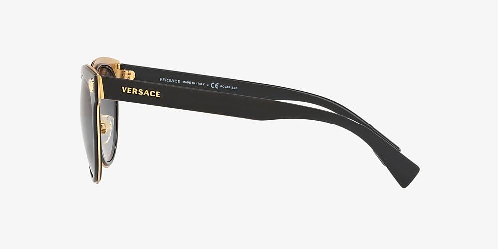 VERSACE VE2198 1002T3 BLACK GREY GRADIENT 54MM POLARIZED
