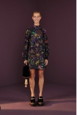 Farm Rio Amazonia Nature Print Blouson Mini Dress Small $195 NWT