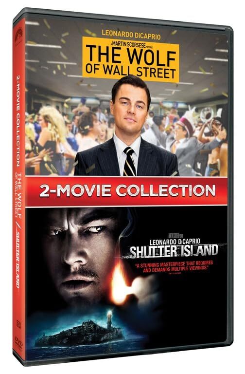 Wolf of Wall Street/Shutter Island 2-Movie Collection (DVD) Leonardo DiCaprio